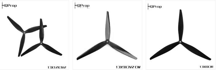 HQ HQPROP Propeller 11/12/13 / 15 inch 11x4.5/7.5 12x6 13x6.5/8/9/12 15X7/10 lots types 2 /3-Blades CCW CW fit RC drone airplane