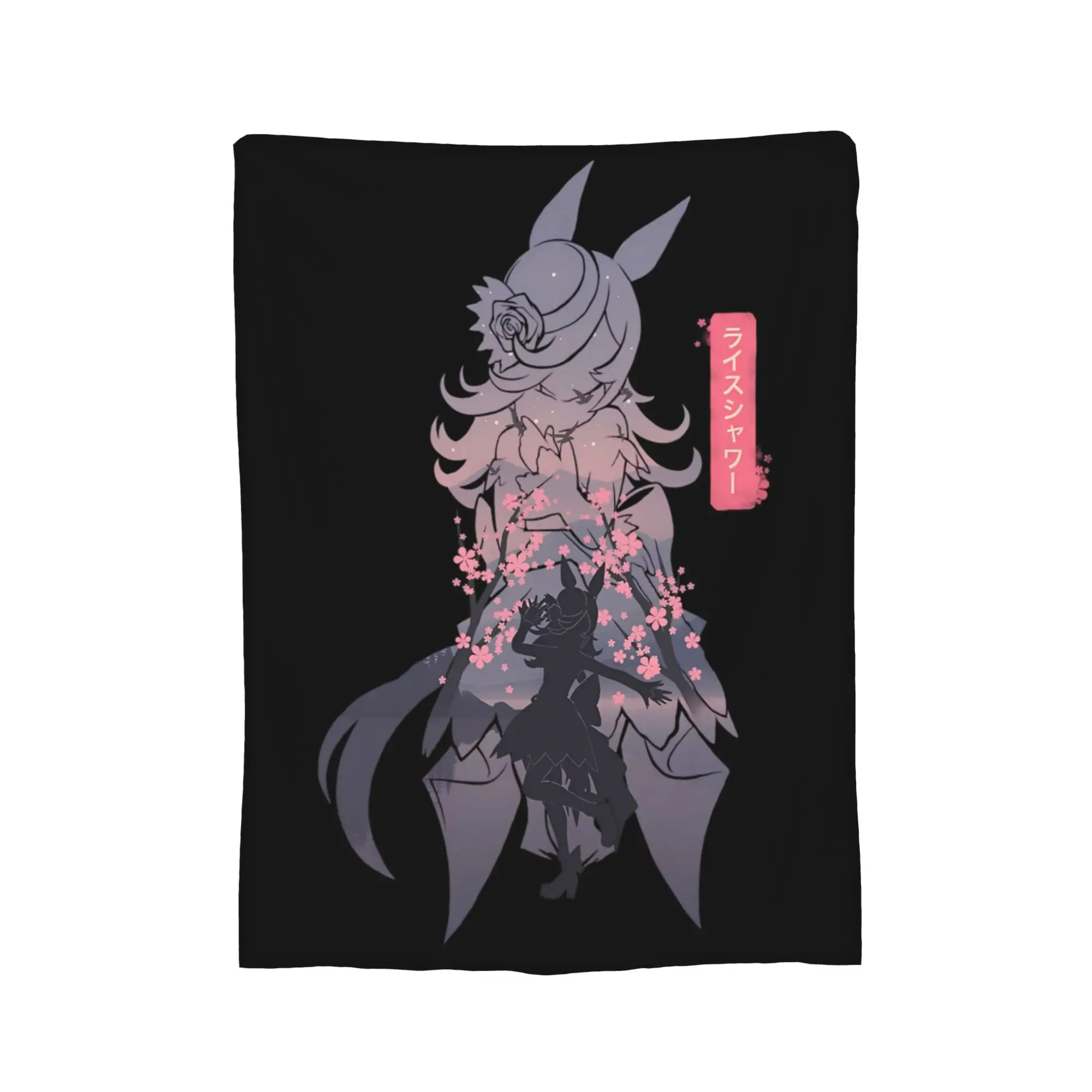 Rice Shower Uma Musume Pretty Derby Blanket Coral Fleece Plush All Season Soft Throw Blanket for Bedding Office Plush Thin Quilt