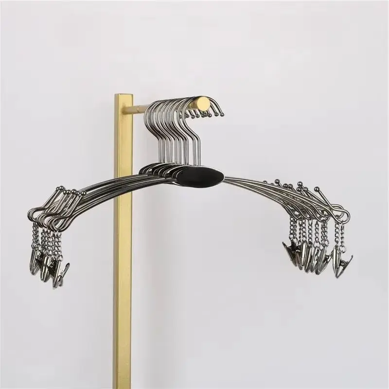 

Nordic Style Metal Pants Rack, Space Saving Hanger, Daily Clothing Store Use, Home Storage Organization, 5Pcs per Lot