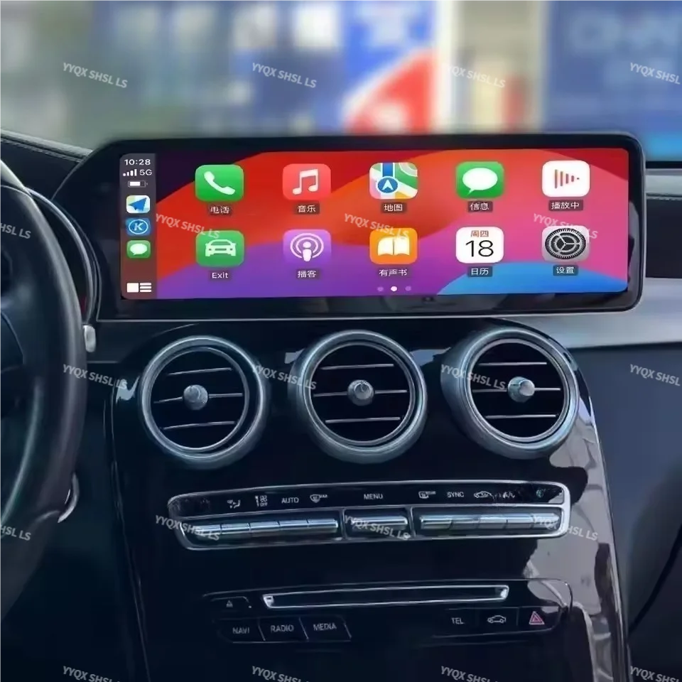 14.9 Inch Car Radio For Mercedes Benz C Class GLC C300 W205 X253 Android Auto Multimedia Player CarPlay GPS Navigation Head Unit - Image 4