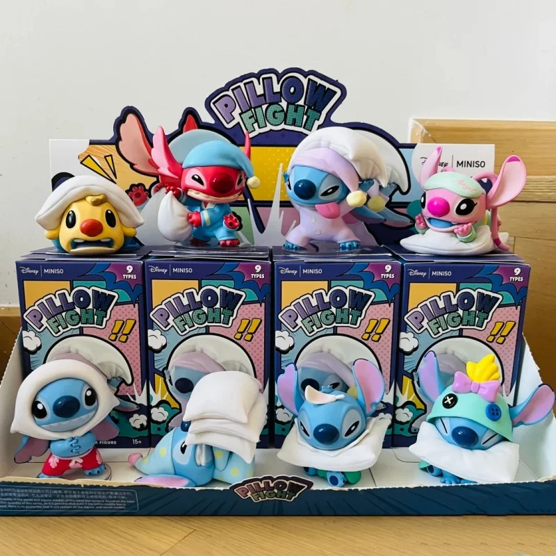 

Совместная подушка Miniso Disney Stitch, серия Wars, ручная кукла, слепая коробка, уникальная коллекционная фигурка, сюрприз, подарочная игрушка для подруги