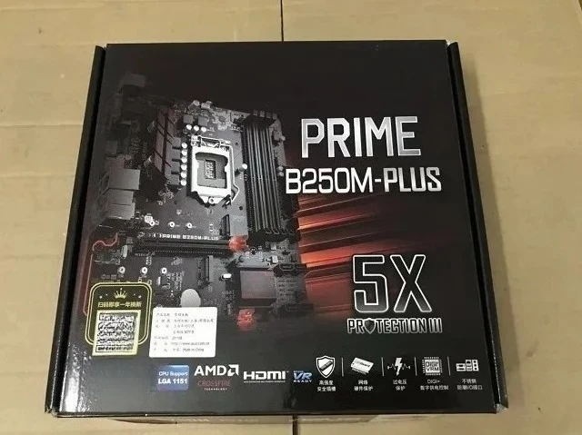 

Маленькая плата ДЛЯ Asus B250M-PLUS1151 DDR4 поддерживает процессор 6-го и 7-го поколения M.