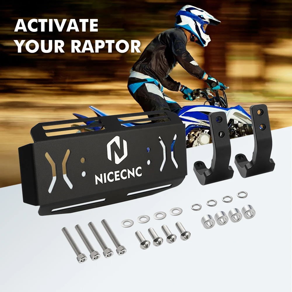 NICECNC ATV pare-chocs arrière Bash garde pour Yamaha Raptor 700R 12 16-20 700 06-11 13-20 19 couvercle de pignon de disque accessoires de protection
