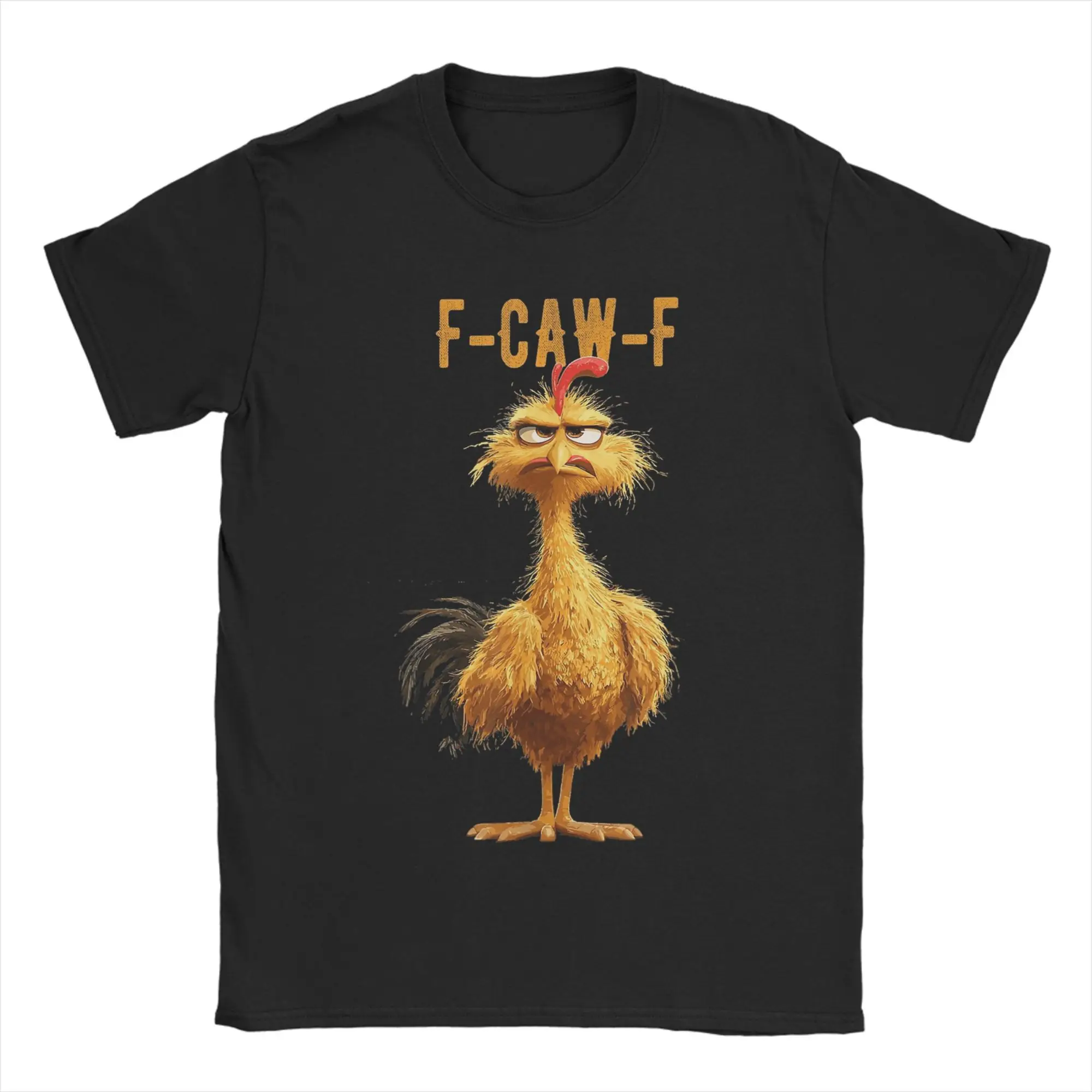 Men Women Funny F-Caw-F Chicken FCAWF T Shirt Cotton New Arrival T-Shirt  Clothing Outfits
