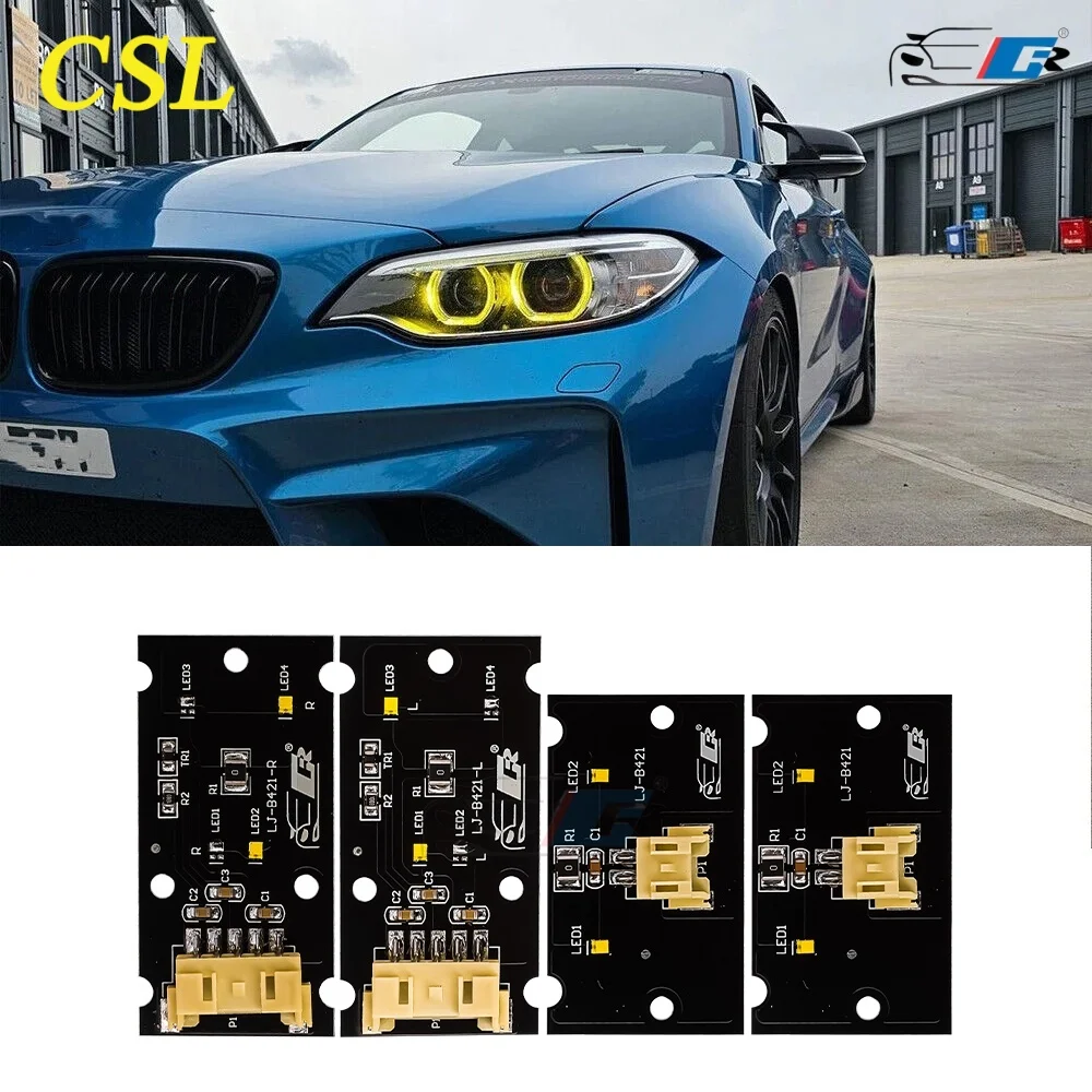 

DeBaoHui Yellow Angel Eyes DRL Board Modules For BMW 2 Series F23 F22 M2 M235i M235iX M240i M240iX Xenon 2014-2017