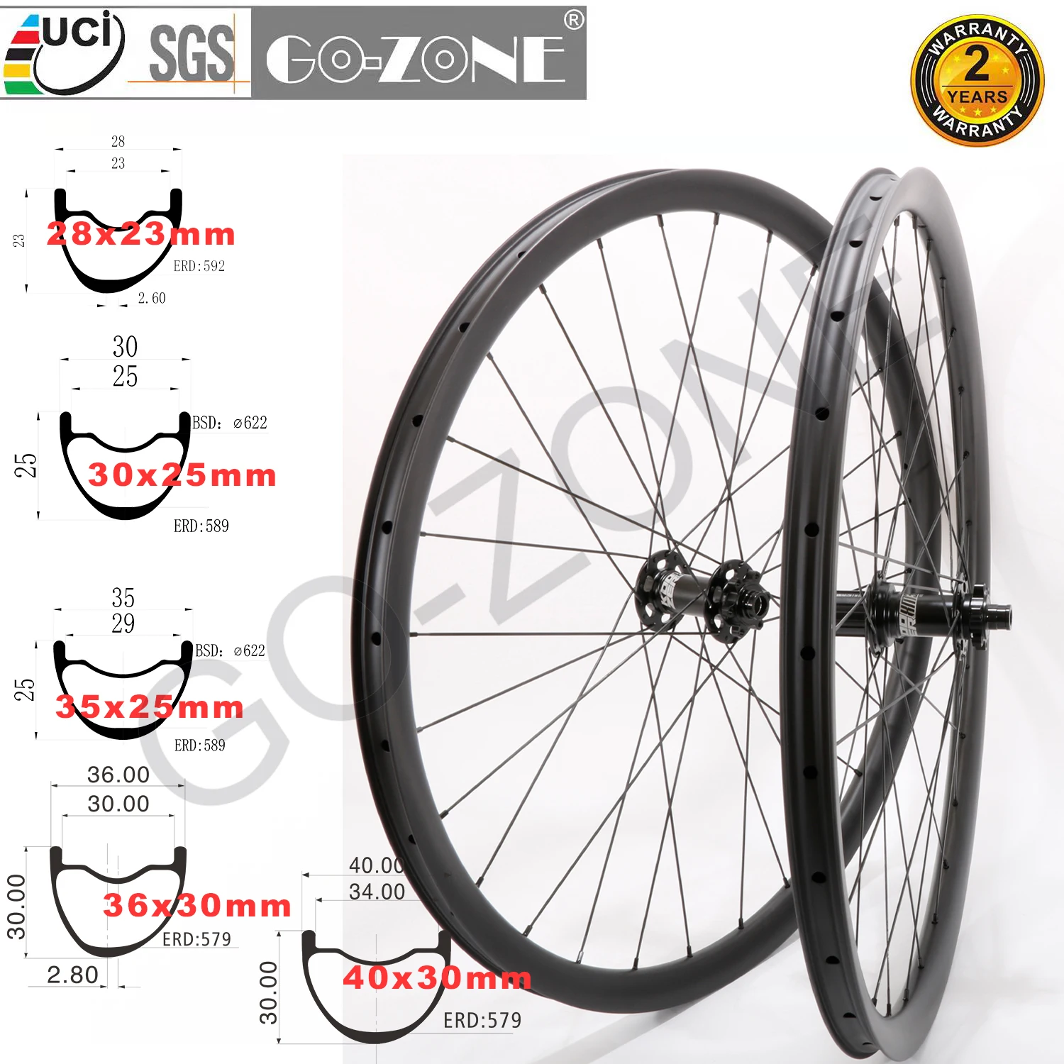 

29er Carbon MTB Wheels Koozer XM 390 Pillar 1423 Tubeless Thru Axle / Quick Release/Boost Carbon MTB Wheels