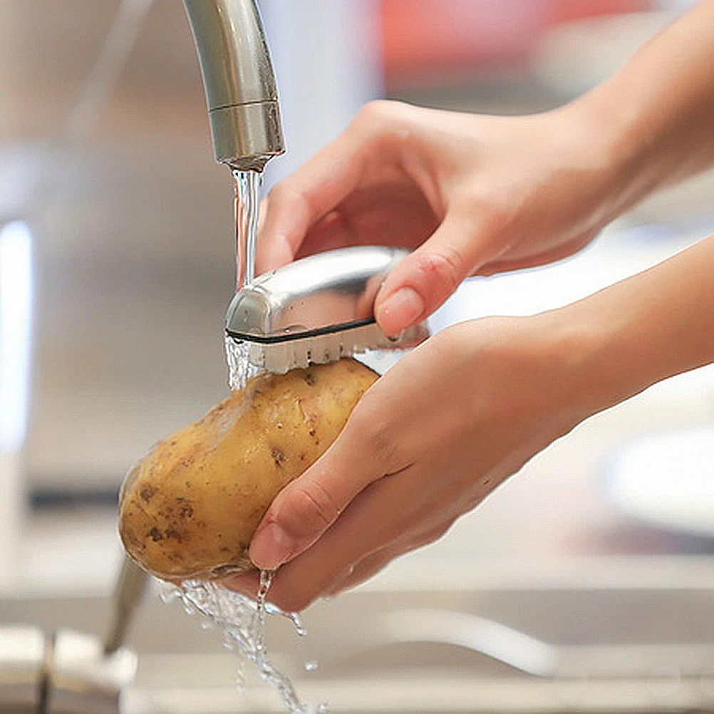 

Dish Styled Stainless Steel Soap Brush Odor Nail Cleaner for Smelly Foods Garlic Onion Fish Deodorant