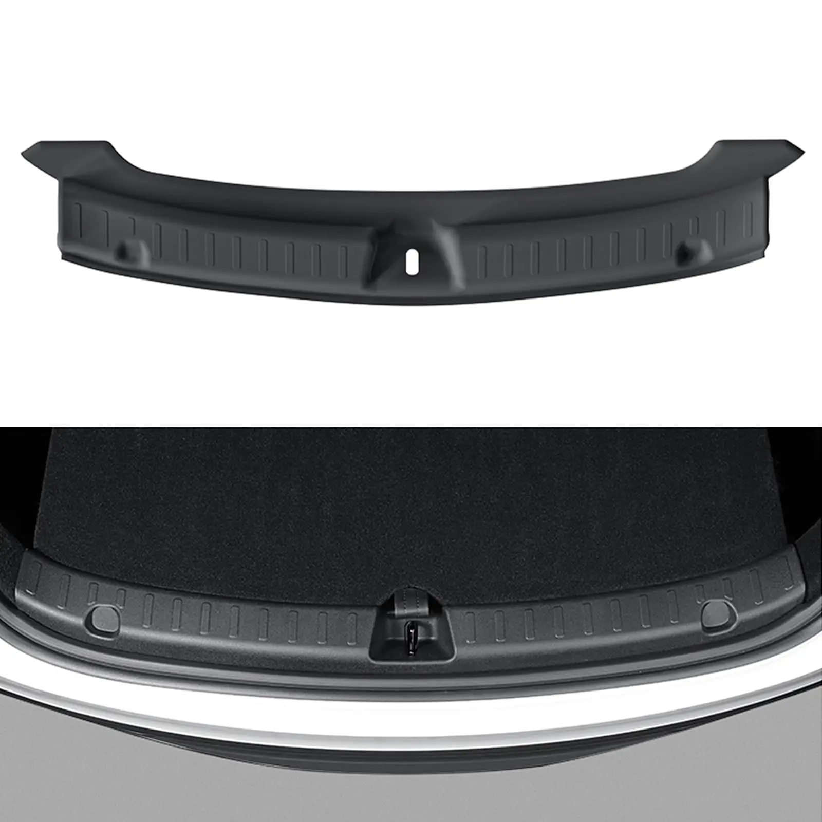 

2026 Model Y Rear Bumper Guard Anti-Scratch Rear Trunk Door Sill Protector 1PCS