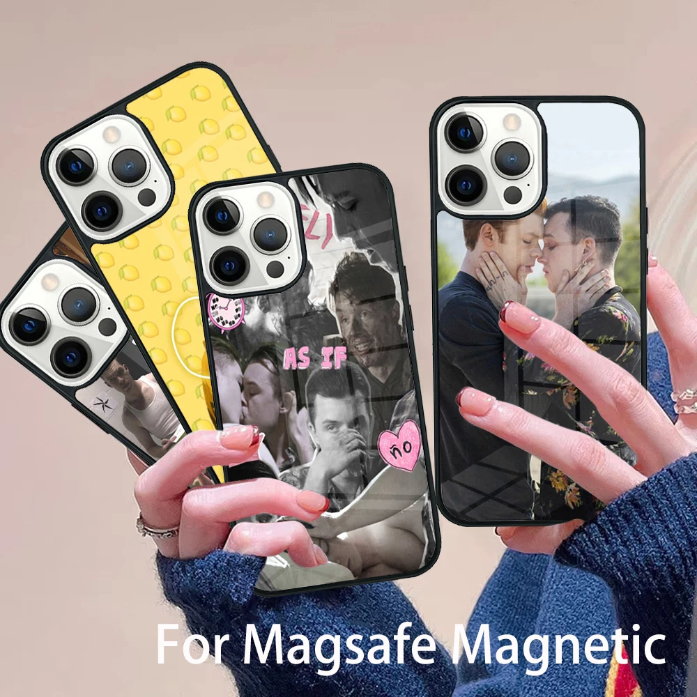 

Gallavich Pride Love Ian Shameless Phone Case Magesafe Magnetic Wireless Charge Cover For IPhone 16 11 12 13 14 15 Pro Max Plus