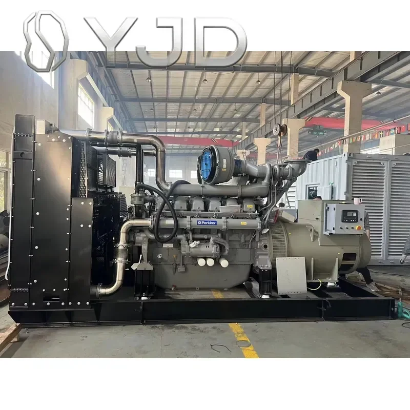 Open-frame Type 600KW 800KW 1000KW 1200KW 1500KW Diesel Generator Set with UKPerkins Engine EPA Stamford Power Plant ATS