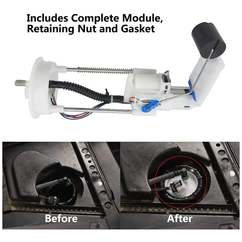 Electric Fuel Pump Module Assembly 2205502 2208323 For Polaris RZR 900 XP 1000 2015-2020 2521363 2521436 47-1001 2521294