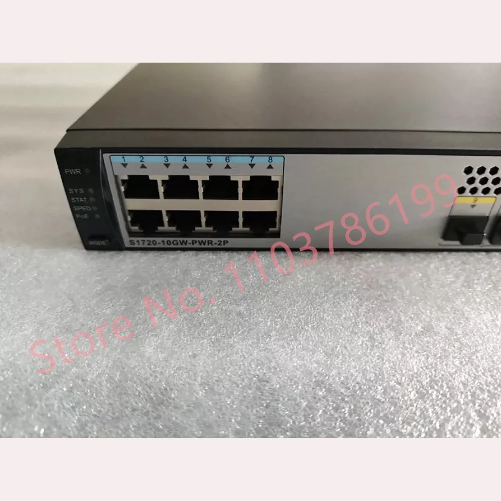 

Для HUAWEI 8-портовый гигабитный источник питания POE 2 сетевых коммутатора SFP S1720-10GW-PWR-2P