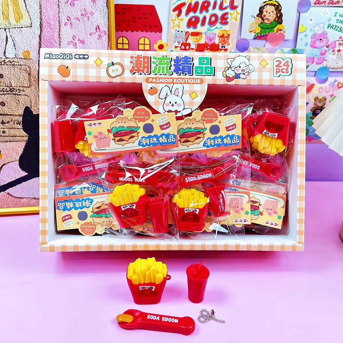 Mini Lebensmittel Pommes Set Fütterung Spielzeug Kreative Simulation Lebensmittel Pommes Lustige Fütterung Spielzeug Kinder Spielen Haus Spielzeug Nette Student Geschenke