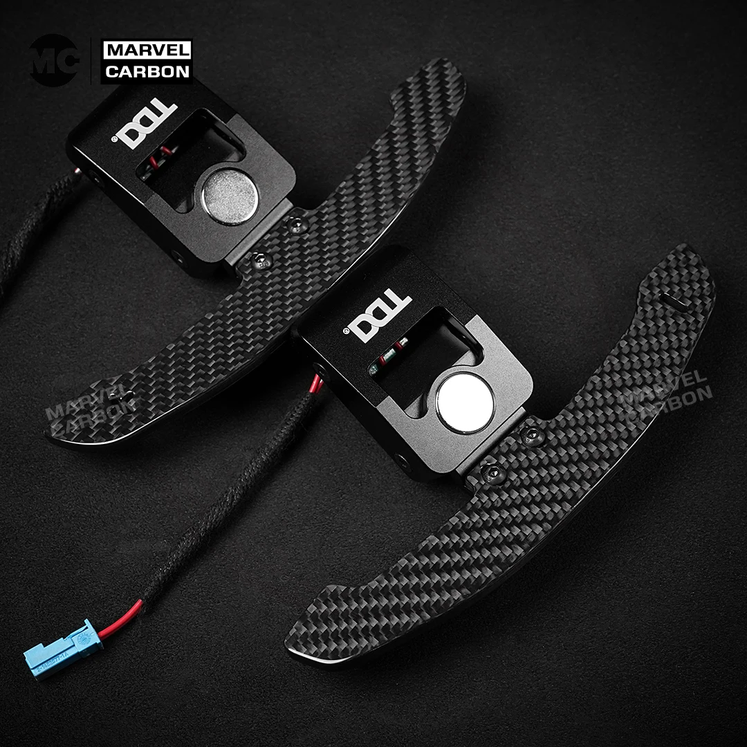 For BMW M3 M5 M6 X6M X3 X5 X6 G30 G20 G80 F30 F20 F21 F80 4mm Magnetic Carbon Fiber Steering Wheel Paddle Shifter Extensions