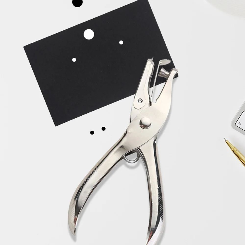 3mm 6mm Diameter Steel Hole Puncher DIY Cutter Hand Paper Scrapbooking Punches Jewelry Tool Packaging Materials Wholesale Supply