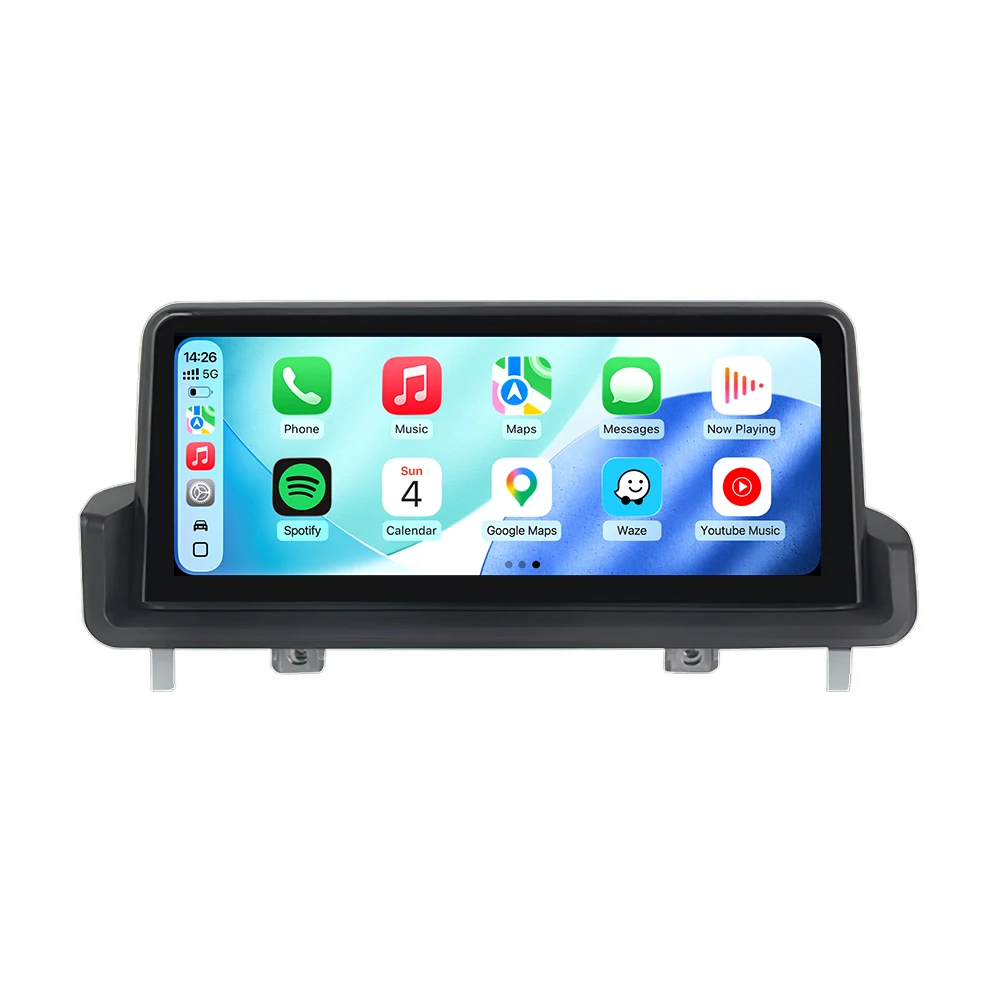 MEKEDE Linux Autoradio mit Wireless CarPlay für BMW 3er Serie E90 E91 E92 E93 2005-2012, BT WIFI, Wireless Android Auto, Multimedia-Player, Stereo, GPS-Navigation, Head Unit, Mirror Link, Videoplayer,