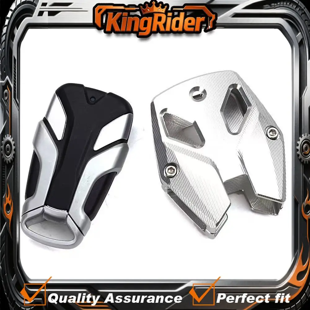 Suitable for VOGE DS900X SR4 MAX modified key protective case, aluminum alloy, drop-proof and wear-resistant key ring accessory.