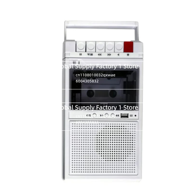 Portable Cassette Player USB Flash Drive Playback Built-in External Record Cassette Tape Recorder