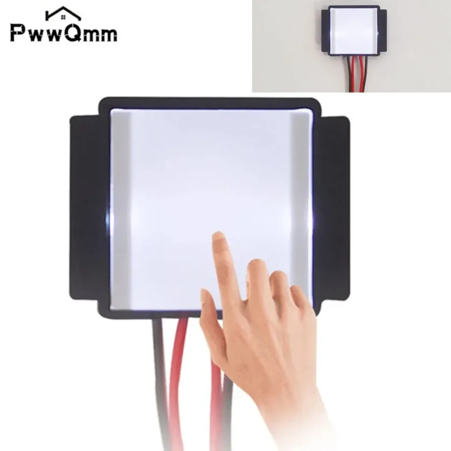 PwwQmm DC 12V 24V lustro przełącznik dotykowy lustro łazienkowe lustro do makijażu LED monochromatyczny trójkolorowy przełącznik bezelektrodowy regulowane przyciemnianie