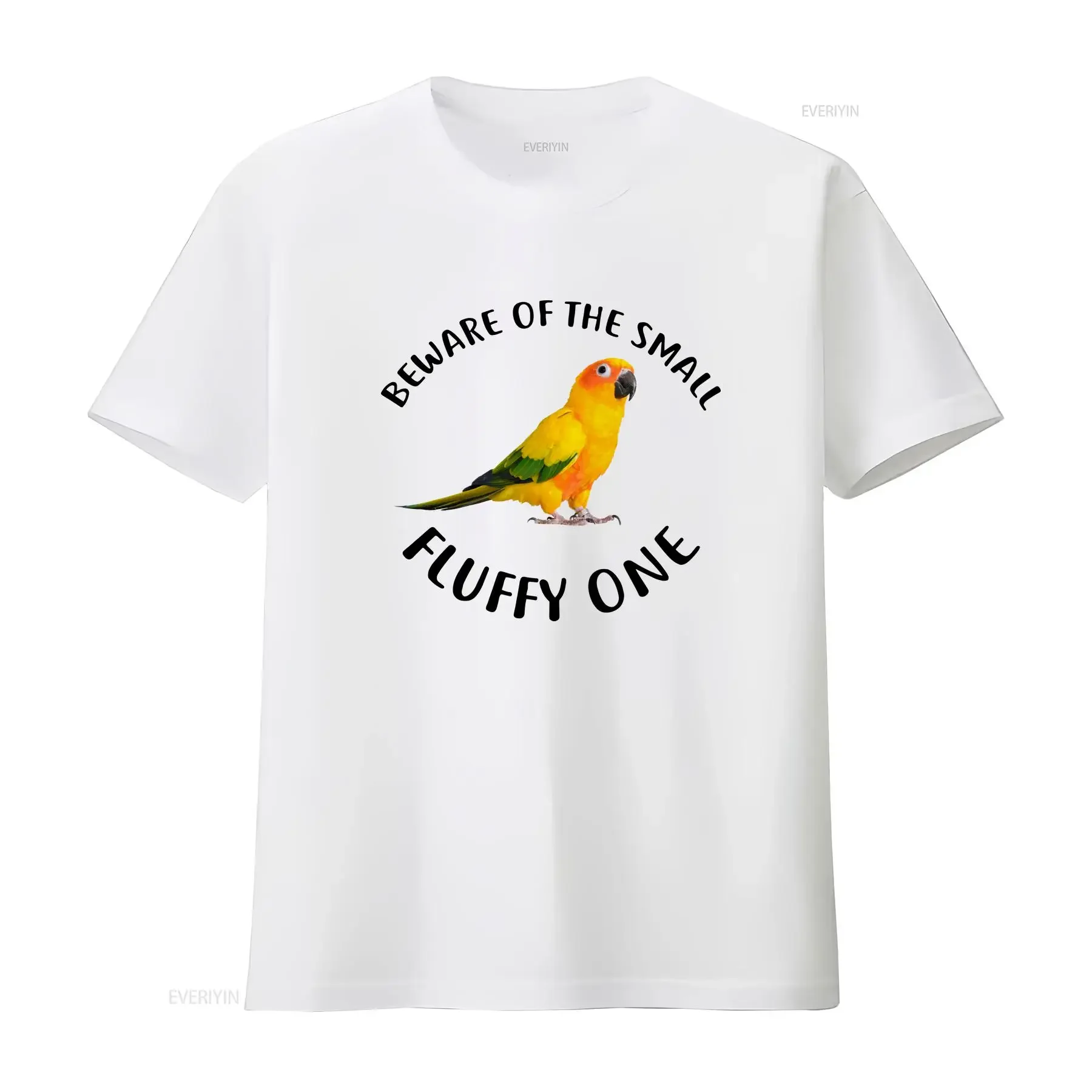Beware Of Sun Conure Parrot T Shirt vintage Washed graphic fashion Versatile Casual Soft streetwear Comfortable Unisex