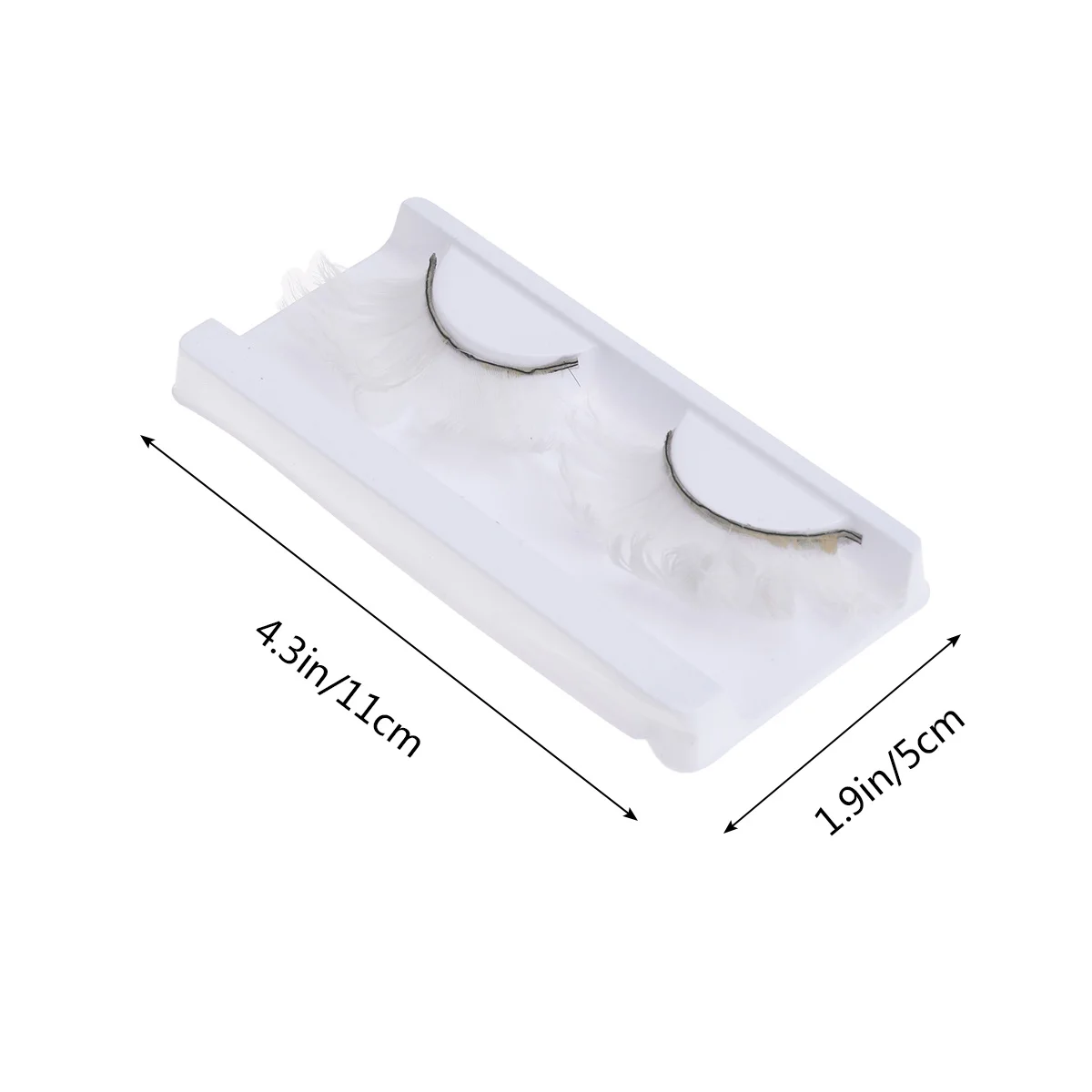 3 paires de faux cils de couleur Pure, sûrs et légers, pour spectacle, collecte de fête, Extension de maquillage pour les yeux, beauté