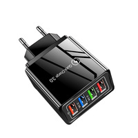 USB Charger Quick Charge 4.0 3.0 3.1A EU/US Fast Charging Adapter Charger For iPhone Samsung Xiaomi 4 Ports Mobile Phone Charger