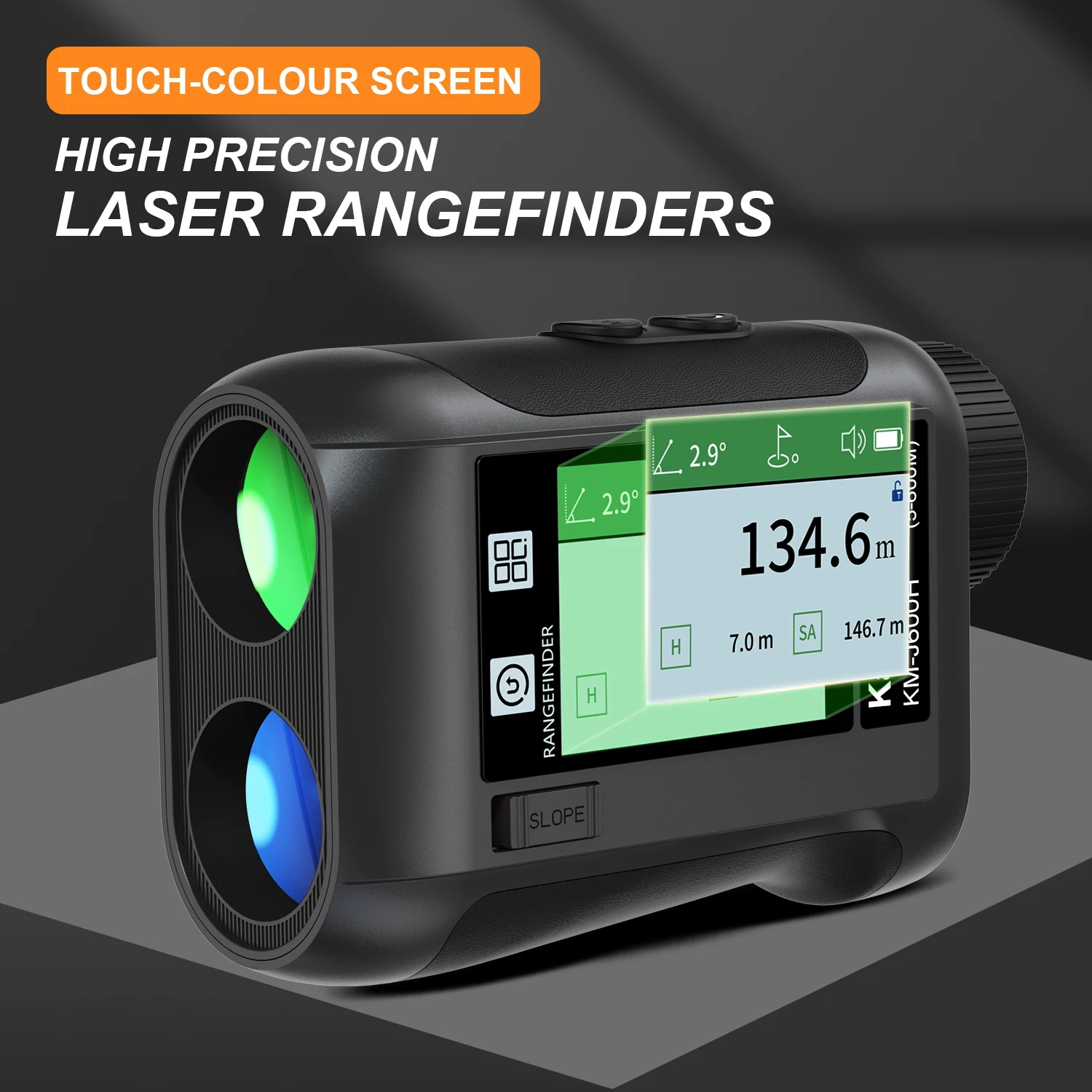 Laser Rangefinder 600M 800M 1000M 1500M Monocular Telescope for Golf Hunting Range Finder Distance Meter Tool Free Shipping