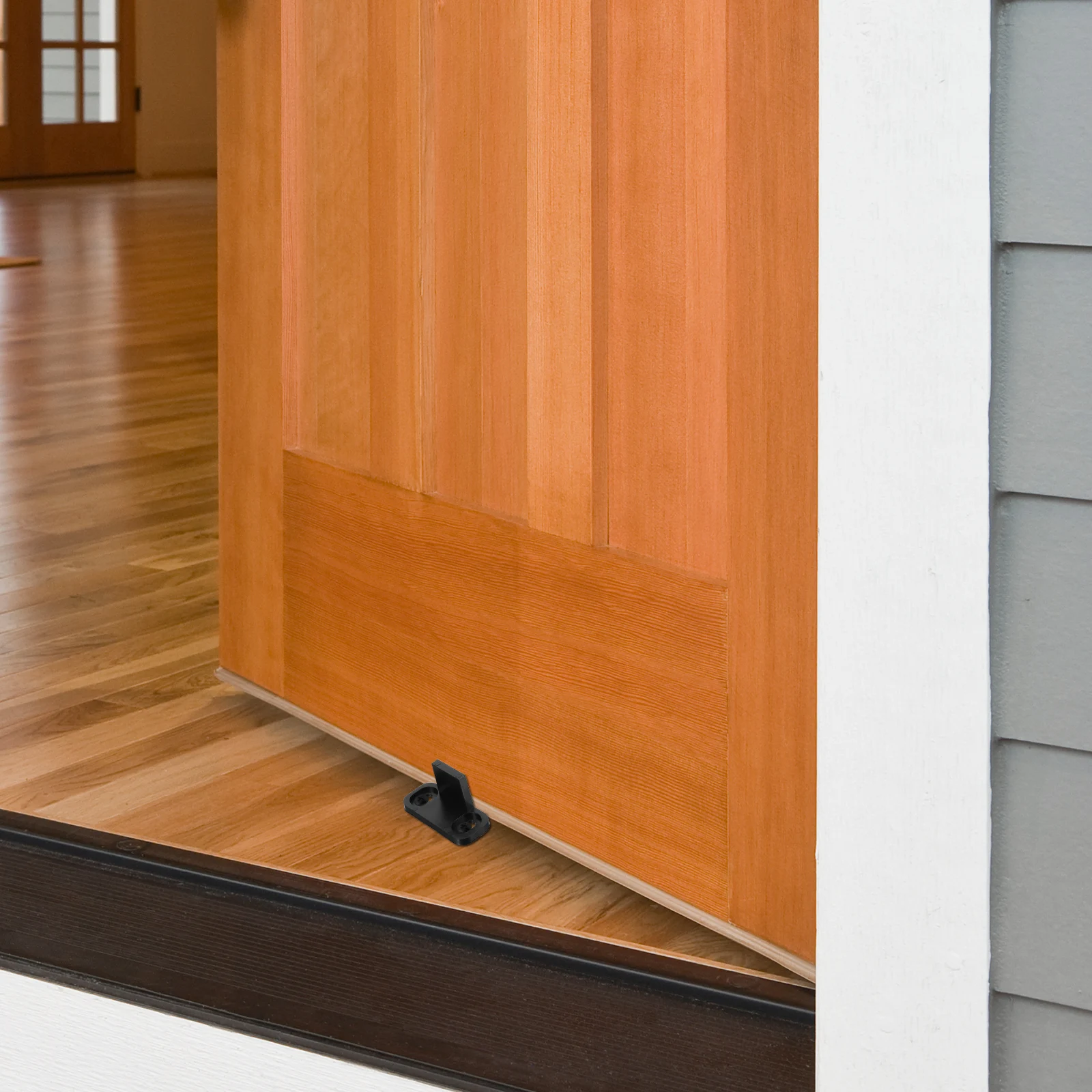

1 Set Metal Barn Floor Guide Hardware Sliding Bottom Stabilizer Easy Install Smooth Operation Closet Hardware