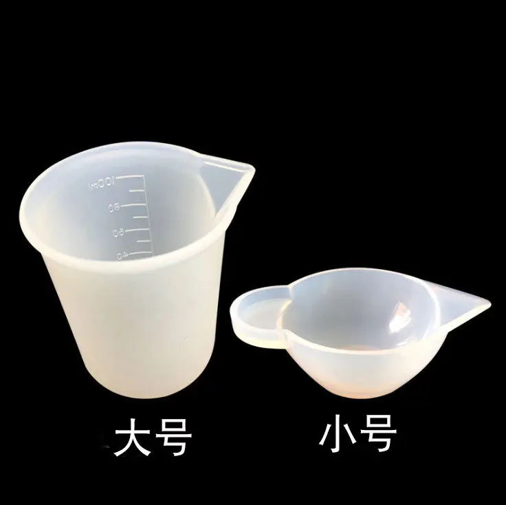 DIY Crystal Dispensing Ratio Silicone Measuring Cup 100ml Measuring Cup Color Matching Cup Sub-packaging Cup Can Be Reused 18102