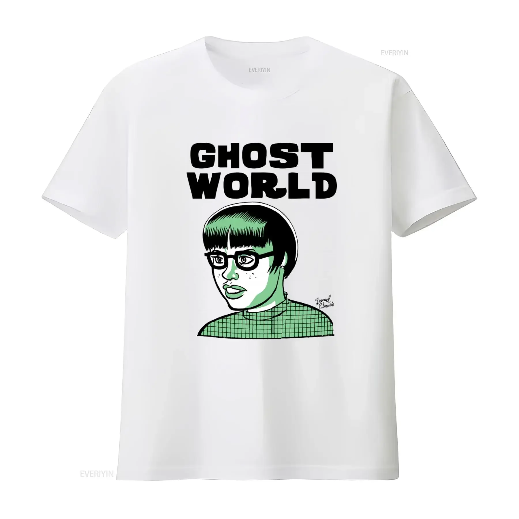 Ghost World Daniel Clowes Comic Book T Shirt Fantagraphics Novel Inspired Design vintage Washed Unisex streetwear fashion