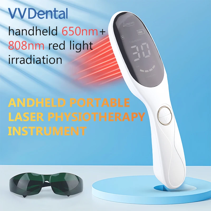 Rechargeable Cold Laser Physiotherapy Device Class 4 Low Level Laser Machine for Pain Relief,Soft Tissue Injuries