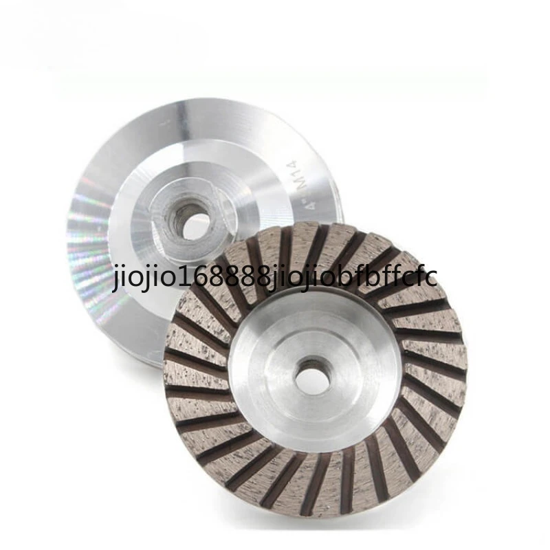 Suitable for M14 aperture floor grinding with sharp and non collapsing edges, 4-inch concrete diamond bowl grinding wheel