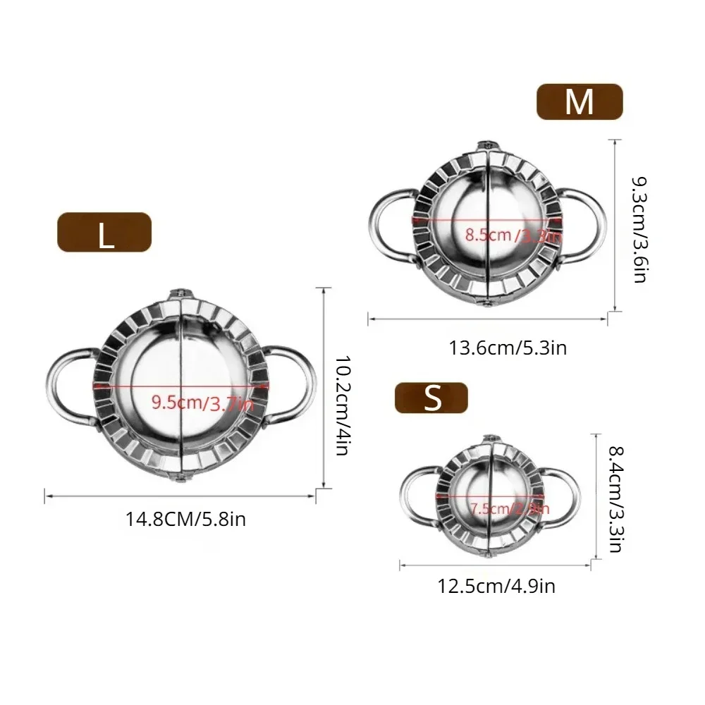 DIY Dumpling Mould Stainless Steel Ravioli Making Mold Dumpling Wrapper Tool Dough Cutter Jiaozi Maker Pastry Accessories Tools