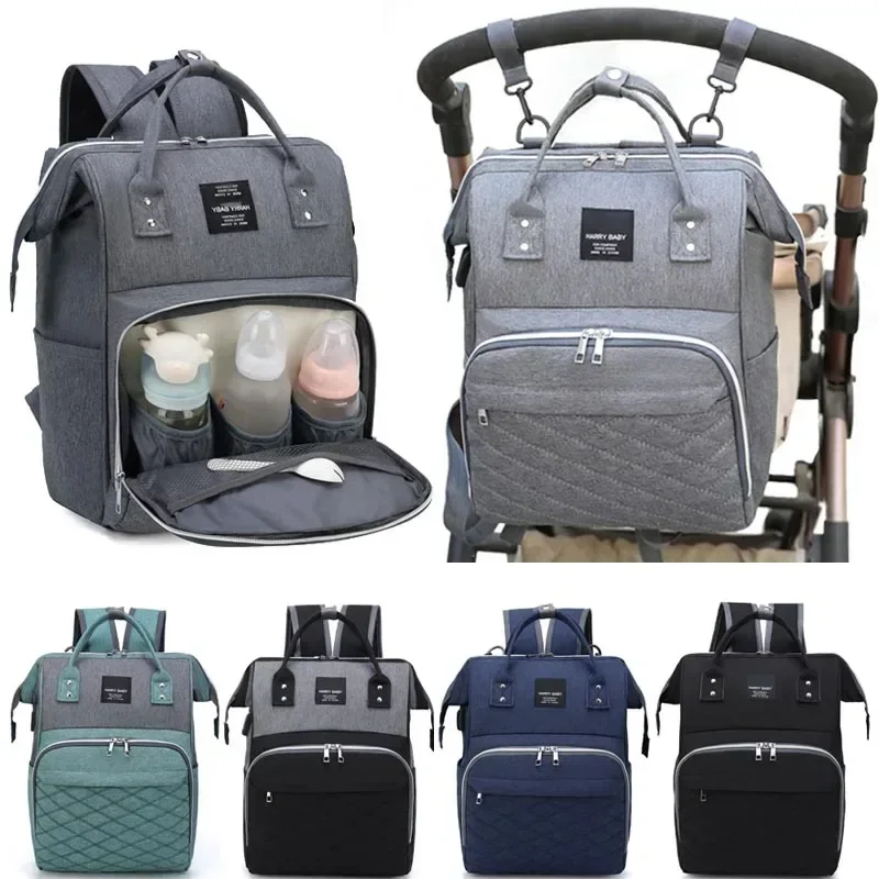 Mother Large Capacity Nappy Backpacks with Changing Mat Convenient Baby Nursing Bags Mommy Diaper Bags Baby Stroller Hanging Bag