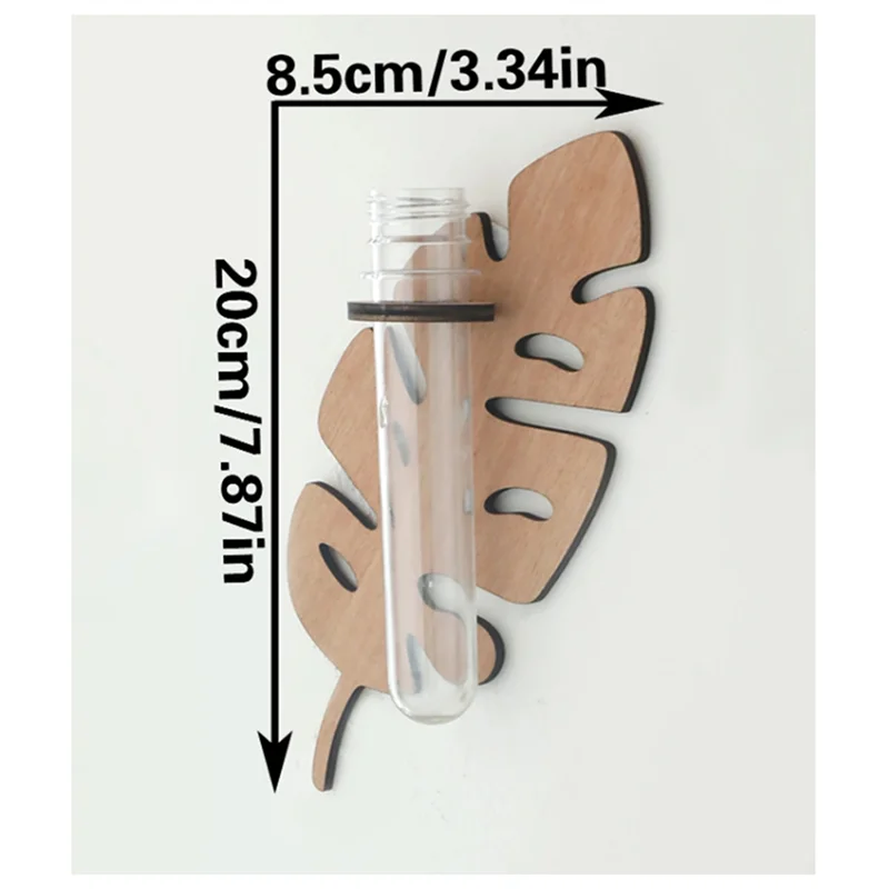 

A92P Leaf Shape Wall Green Plant Rack For Indoor Plants Plant Propagation Station For Women Mom Plant Lovers Gifts