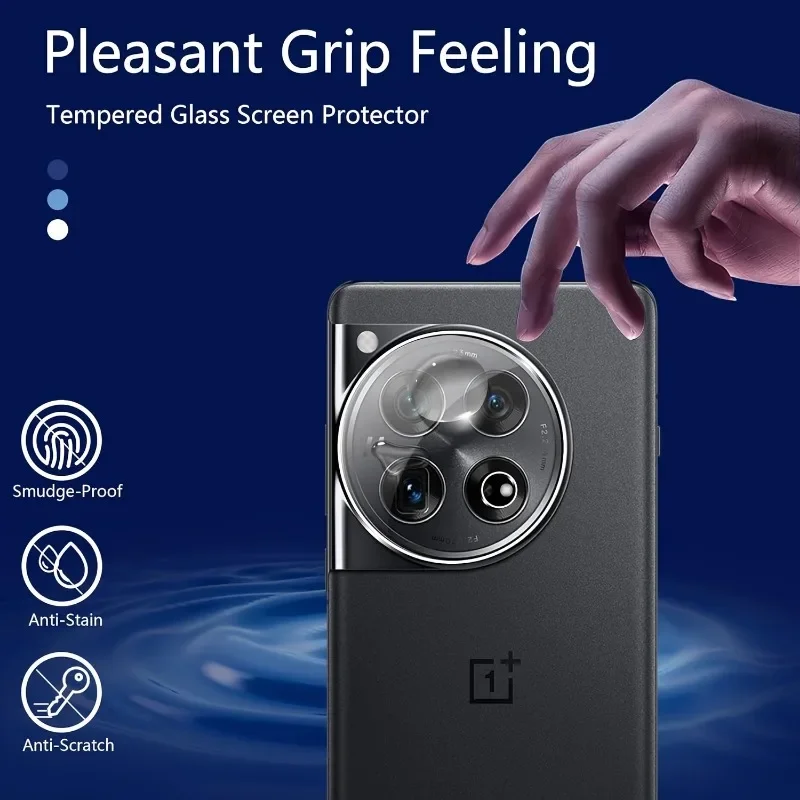 Protector de pantalla para OnePlus 12, película de TPU con Protector de lente de cámara, antiarañazos, vidrio Protector amigable