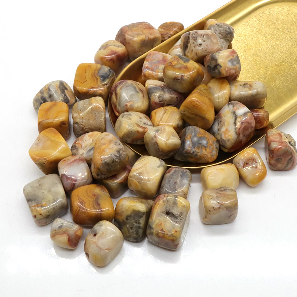 Natural Bulk Crystal Stones Crazy Agate Reiki Healing Polished Energy Chakra Beads Gravel Specimen Aquarium Collection