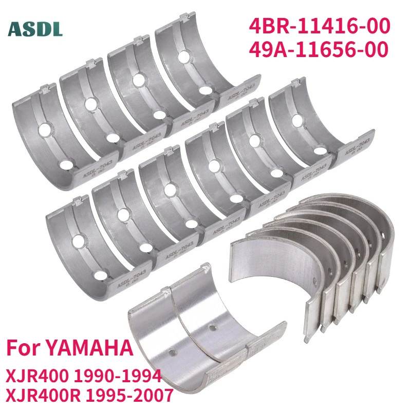 

For Yamaha XJR400 1990-1994 XJR400R 1995-2007 32mm 31.75mm 31.5mm STD +25 +50 +75 +100 Motorcycle Crankshaft Tile & Connect Rod