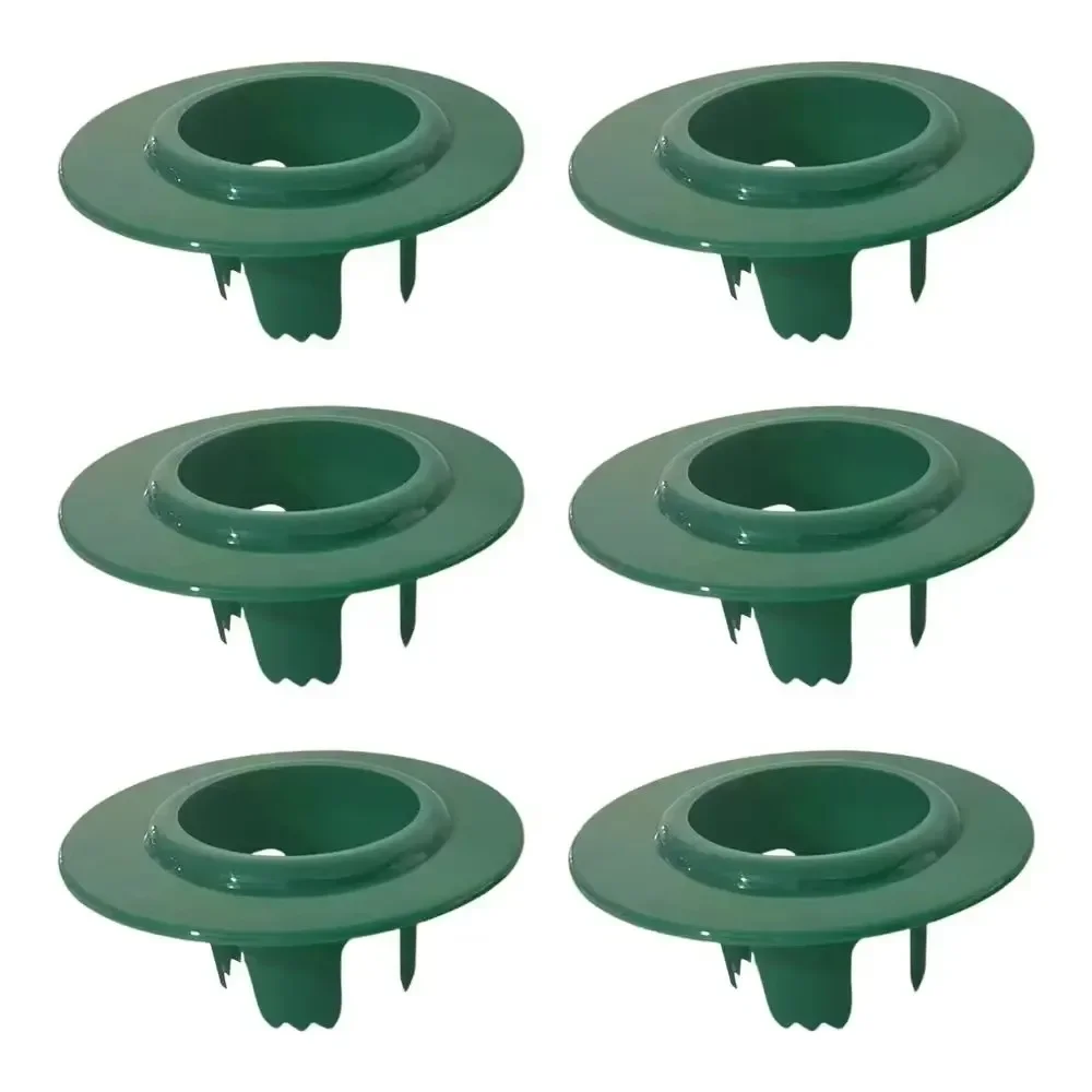 6Pcs Adjustable Depth Sprinkler Head Protector Round Donut Guard Dustproof Easy Install Lawn Irrigation Cover
