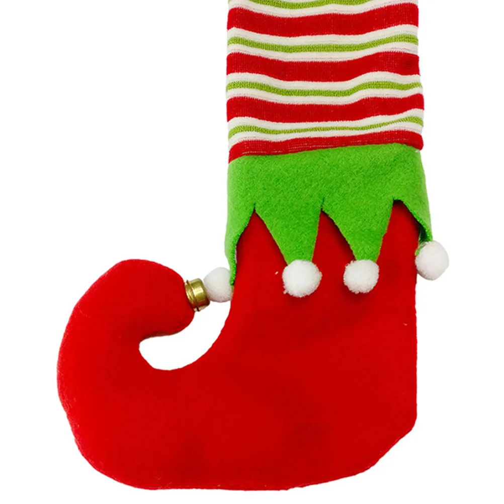 

4Pcs Cartoon Elf Chair Feet Covers Stylish Cloth Table Leg Protectors Damage Resistant for Wood Tile Laminate Floors Home Party