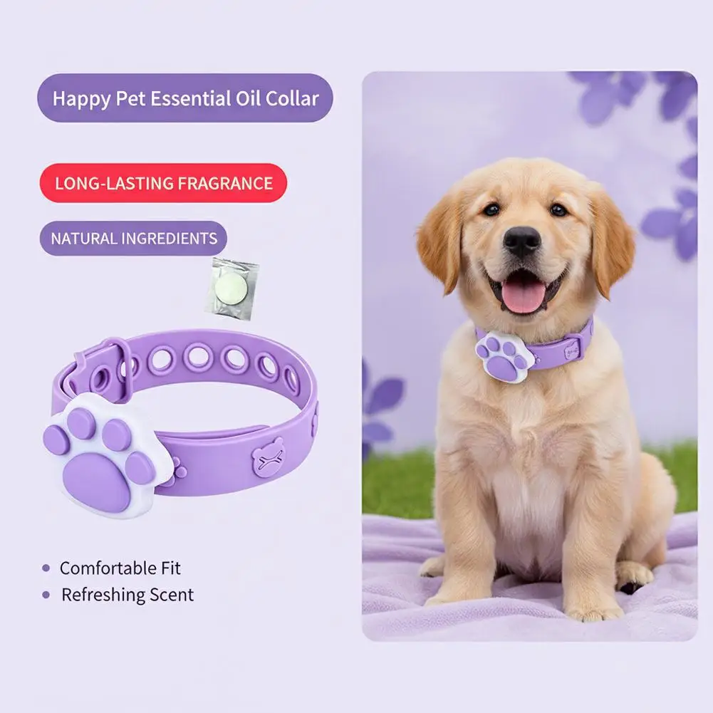 Pet Flea Collar For Cats And Dogs Can Be Adjusted Anti-Lost Silicone Tracker Protective Cover And Replaced With External Flea