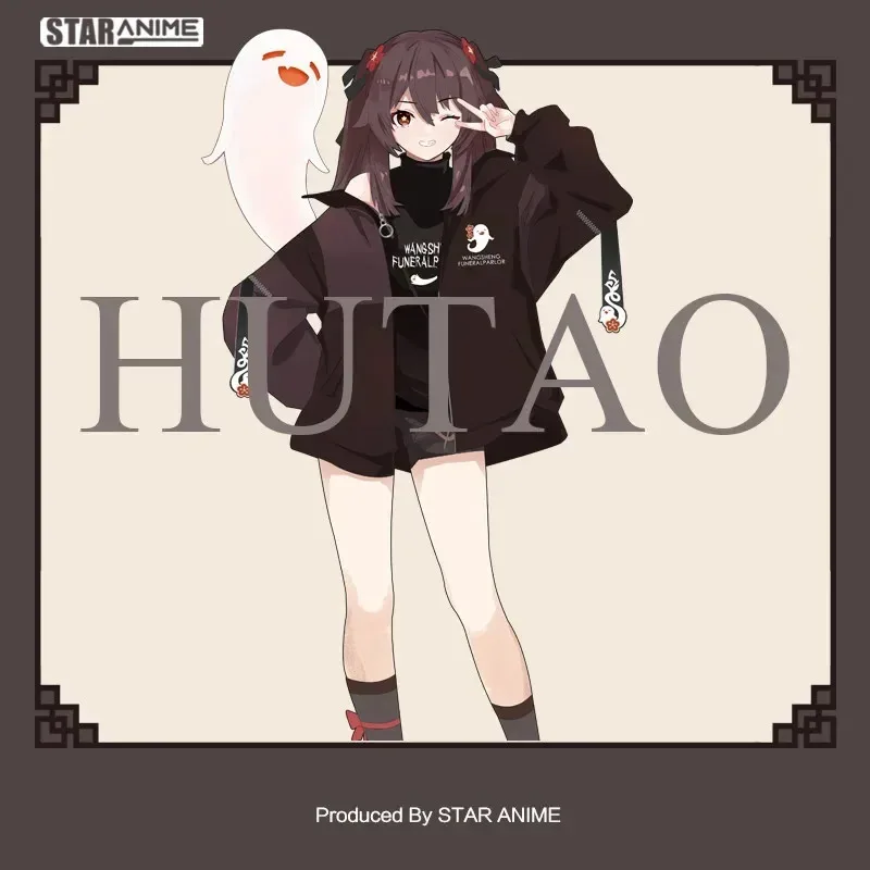 DY20Game Anime Genshin Impact Hu Tao Cosplay Harajuku Moda Hoodies Casaco Suéter Solto Outono Inverno Casual Moletom Jacketb