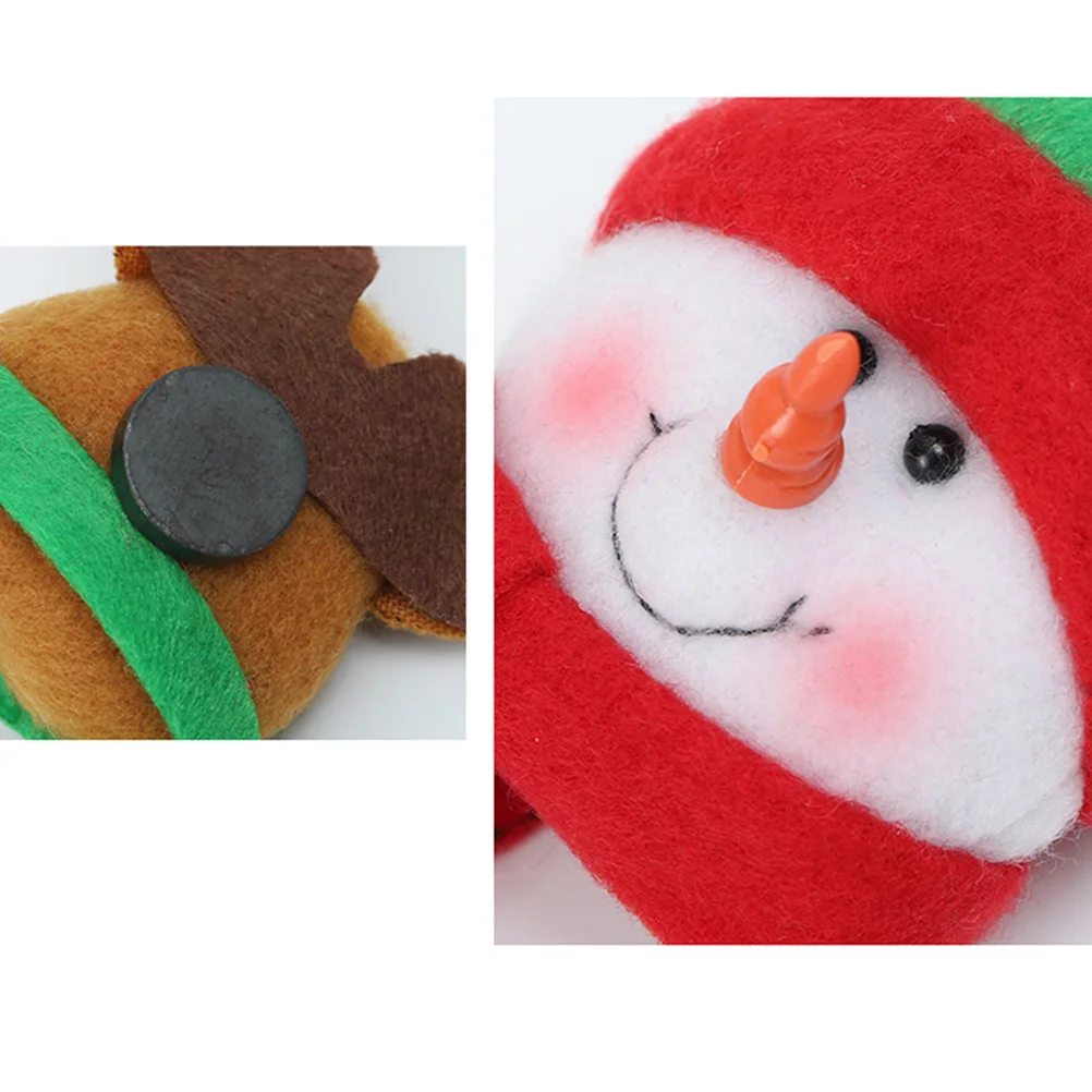

Decoration Snowman Fridge Magnet Refrigerator Christmas Stickers Decorate Magnets