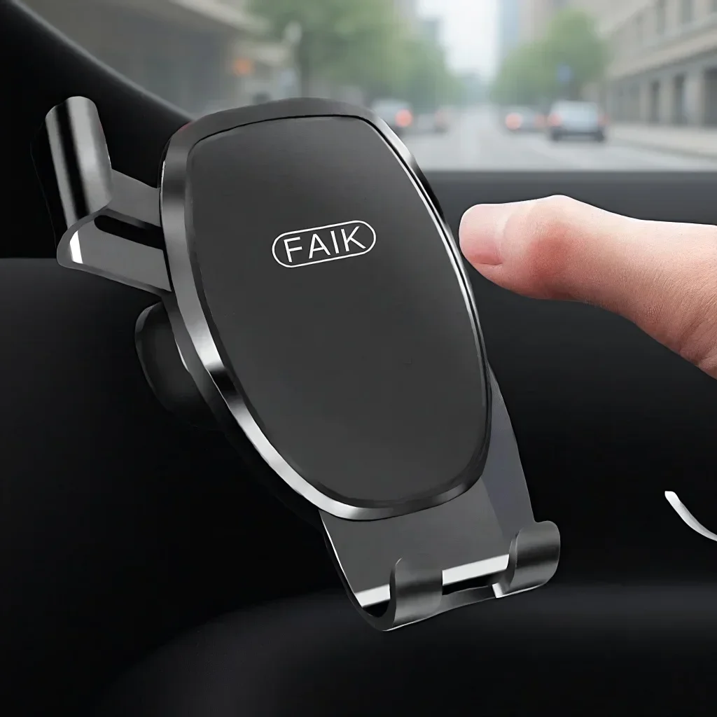 

Gravity Induction Car Phone Holder - Air Outlet Triangular Mirror Bracket