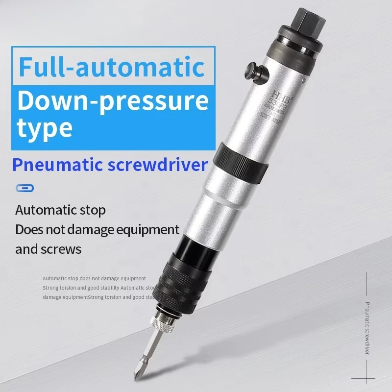 530PB Series Automatic Downward Press Type Pneumatic Screwdriver Impact Wrench 0.5-3N.m Torque Range for M2.8-M5 Screws Factory
