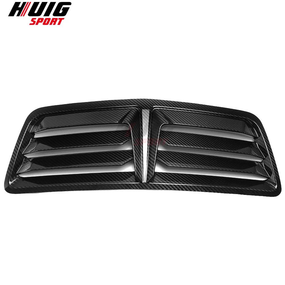 Replace Carbon Car Hood Engine Bay Bonnet Guard Plate Cover Trim Accessories For Ford Mustang Dark Horse EcoBoost GT 2024 2025