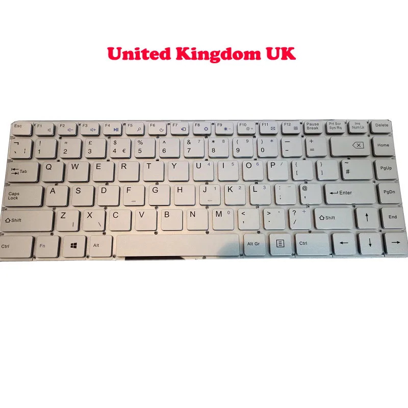 

Laptop Keyboard For DICLE For Clickbook D13U D14U United Kingdom UK New