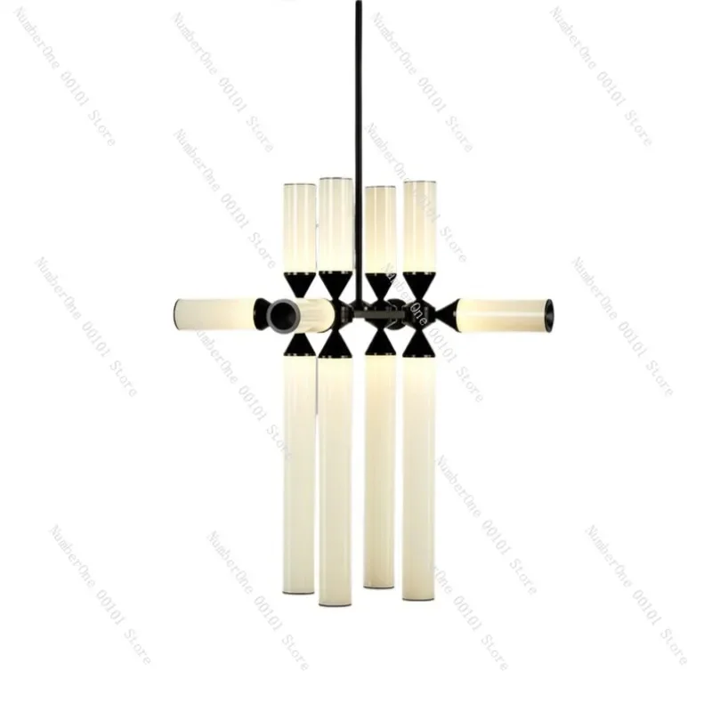 

Modern Designer Chandelier, Minimalist Artistic Glass Lighting for Living Room, Creative Model Cafe Bedroom Lamp