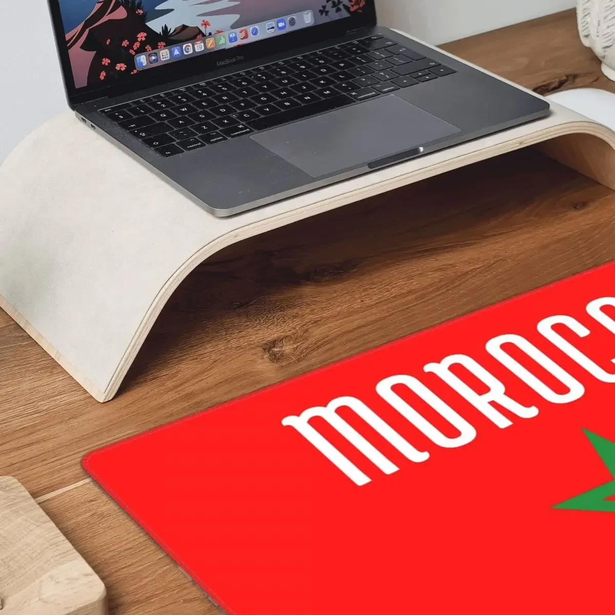Flag Of Morocco Moroccan Flag Large Mouse Pad Computer Keyboard Mouse Mat Gamer PC Laptop Desk Mat Office Accessories Table Mats