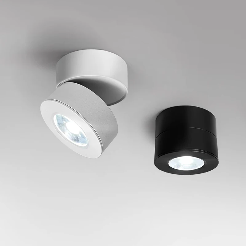 Luz de teto conduzida dobrável, superfície montada, alumínio, para a casa, cozinha, 5w, 7w, 10w